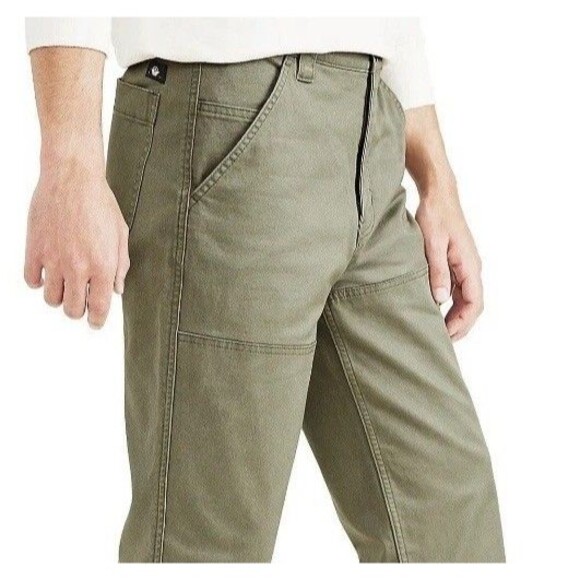 Dockers Men’s Stretch Utility Pants Straight Fit Size 32x32 Green Color - Picture 6 of 14